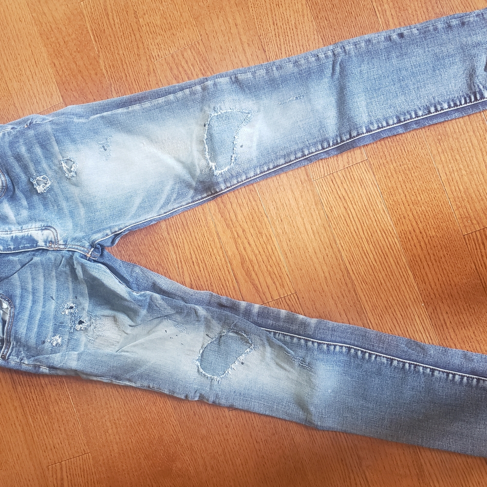 Men's Light Blue Skinny Jeans